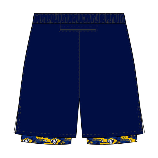 Boys & Mens Ramsey Rams Camo 2-1 Compression Short - 2 colors!