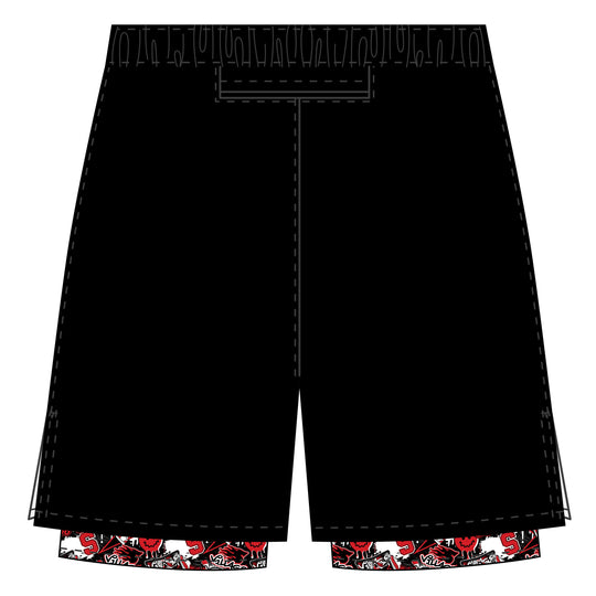 Boys & Mens Syosset Village School 2-1 Compression Short