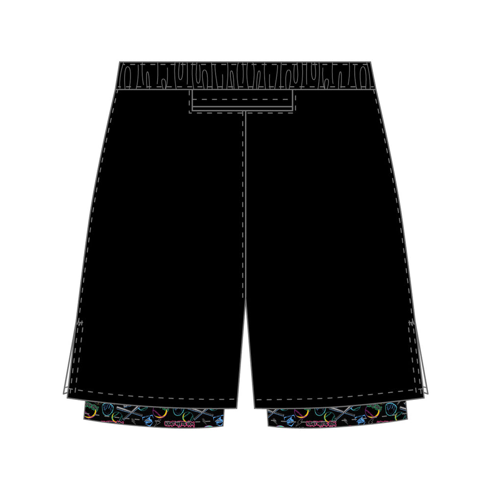Boys & Mens Kent White Sox Baseball 2-1 Compression 7" Performance Short
