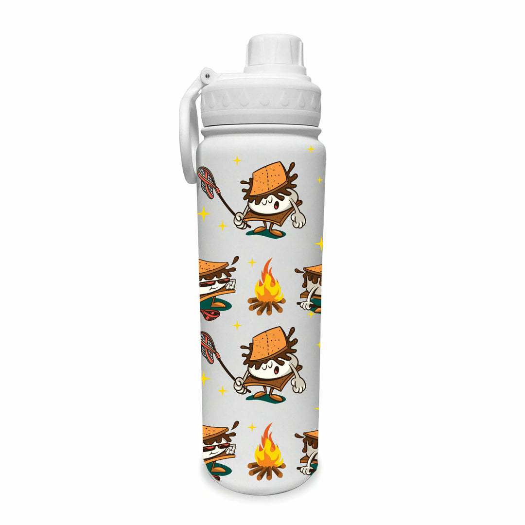 S'Mores Society 24oz Stainless Steel Water Bottle 