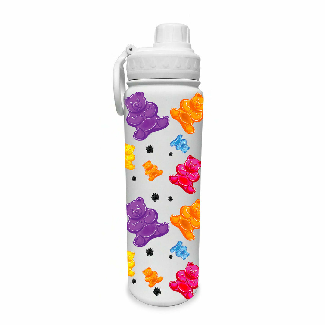 Grizzly Gummy 24oz Stainless Steel Water Bottle