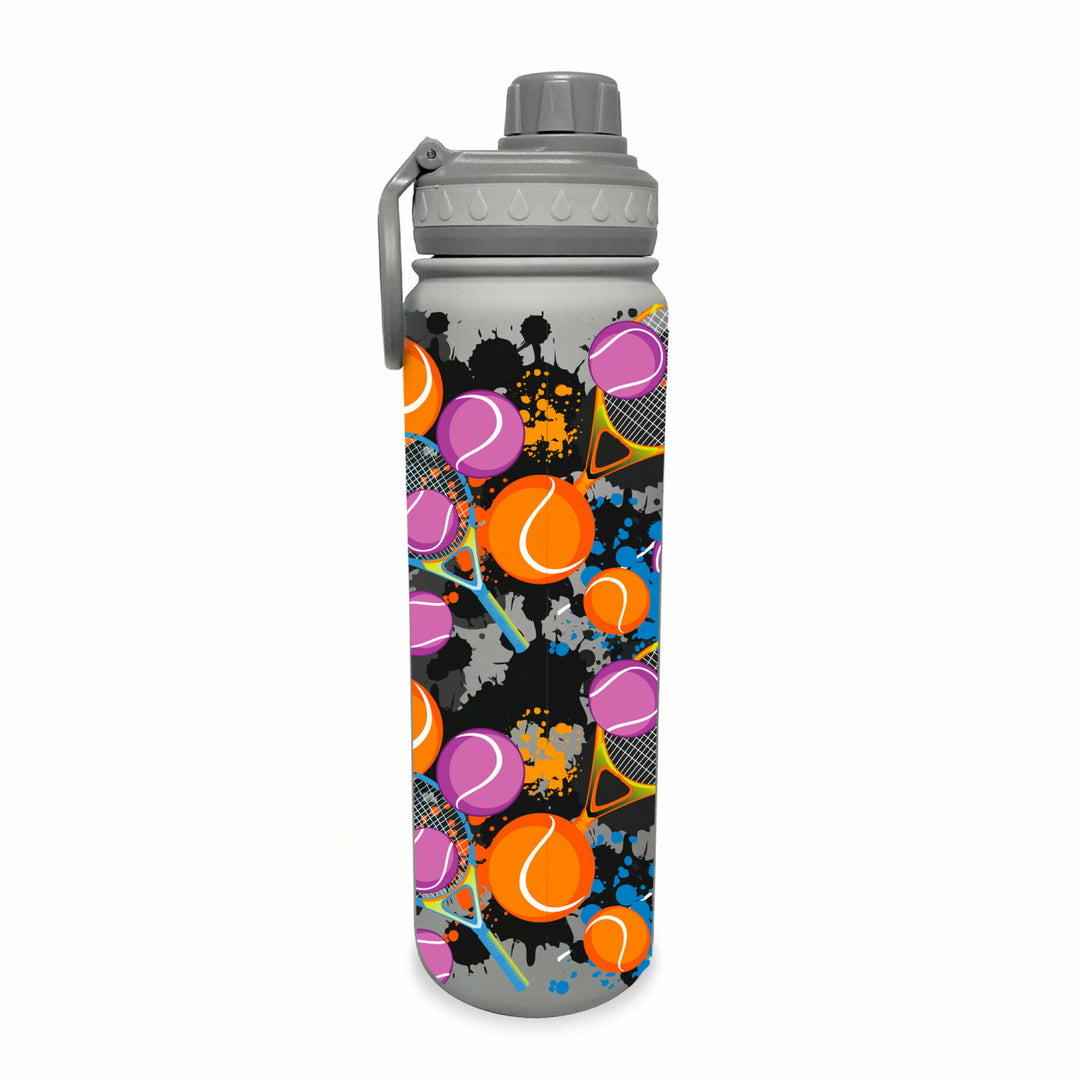 Tennis Flow 24oz Stainless Steel Water Bottle