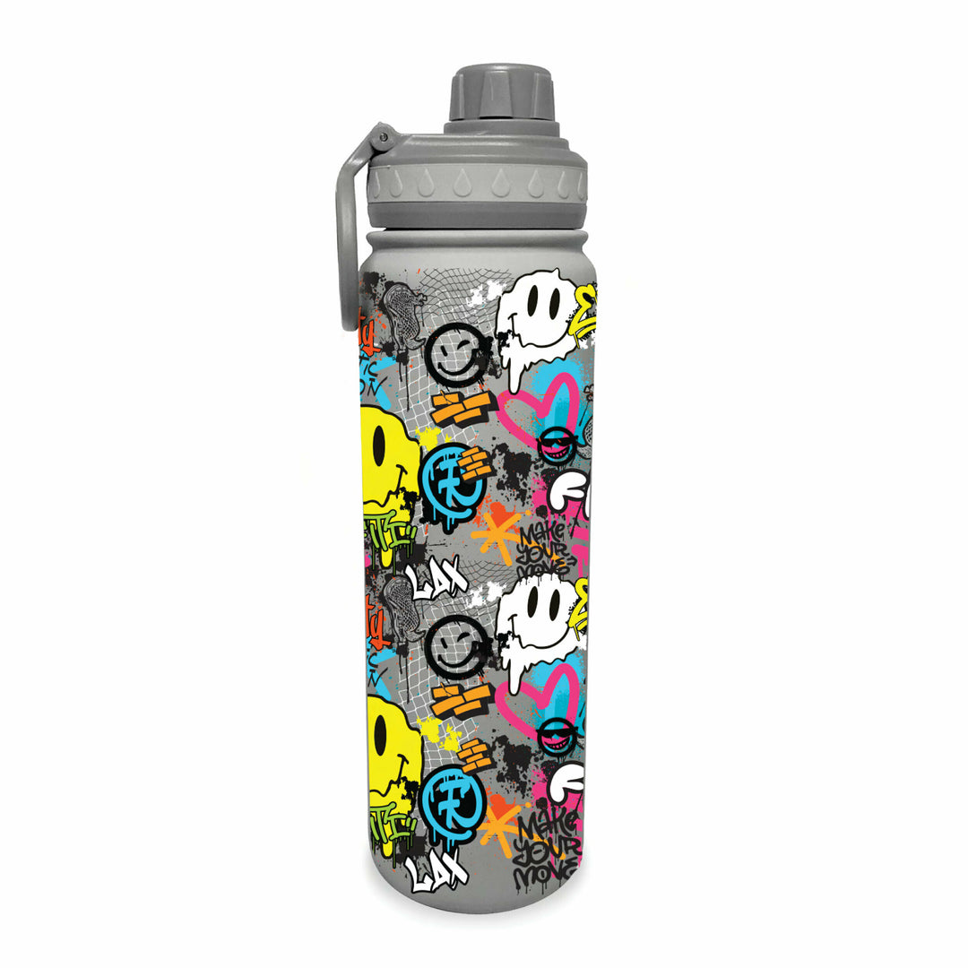 Graffiti Lacrosse 24oz Stainless Steel Water Bottle