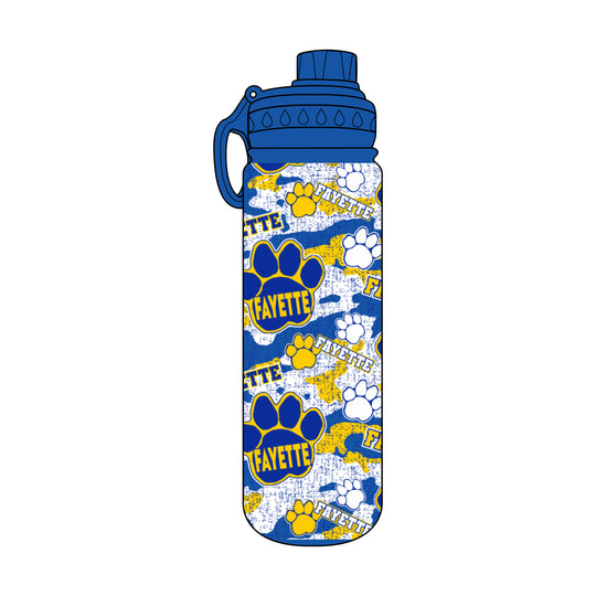 Fayette Elementary Camo 24oz Stainless Steel Water Bottle
