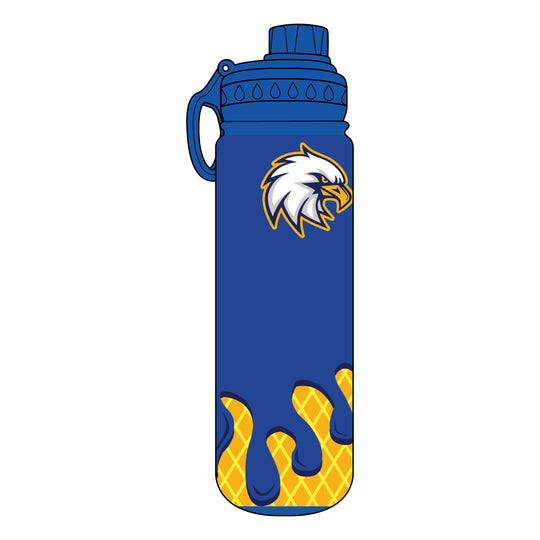 West Babylon Eagles Ice Cream Drip 24 oz Stainless Steel Water Bottle