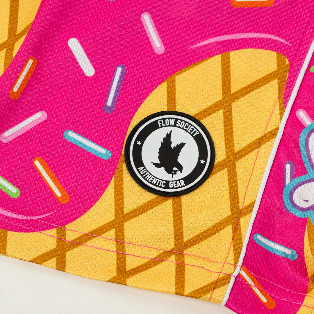 Boys Flow Scoop Short Pink