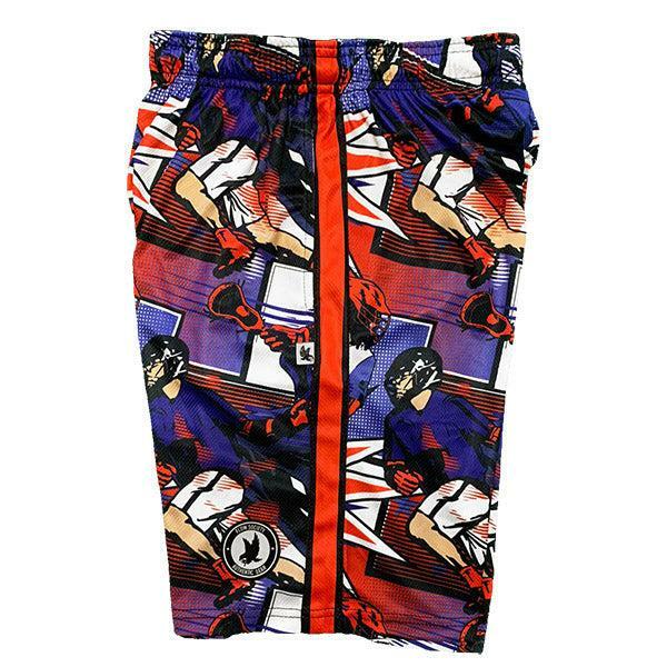 Mens Lax Comic Attack Short
