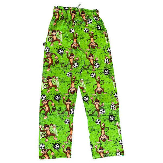 Youth & Adult Soccer Monkey League Lounge Pants