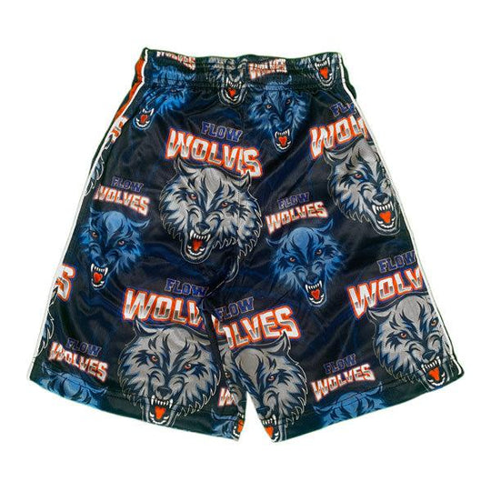 Boys Wolves Mascot Short