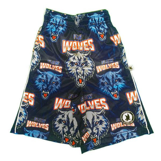Boys Wolves Mascot Short
