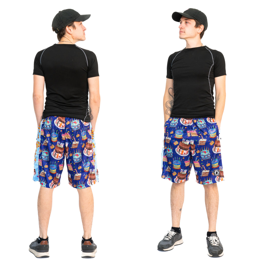 Mens Birthday Cake Short