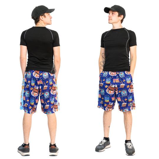 Mens Birthday Cake Short