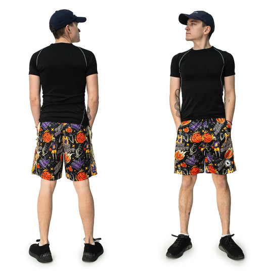 Boys Skeleton Hoops Short