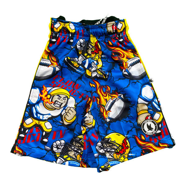 Mens Fire Zone Football Short