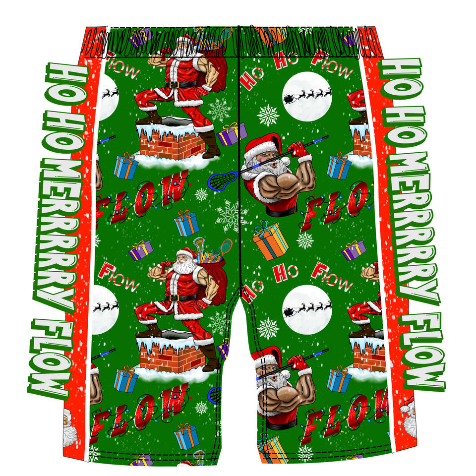 Boys Ho Ho Merry Flow Short