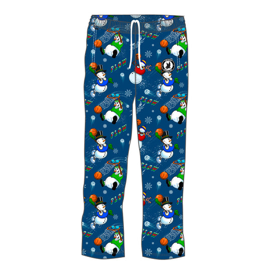 Youth & Adult Snowman Frosty Bball Lounge Pant