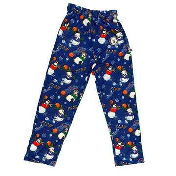 Youth & Adult Snowman Frosty Bball Lounge Pant