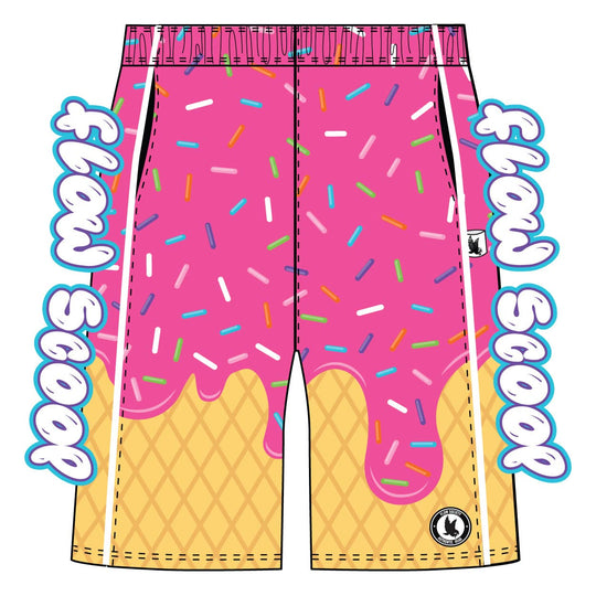 Mens Flow Scoop Pink Short