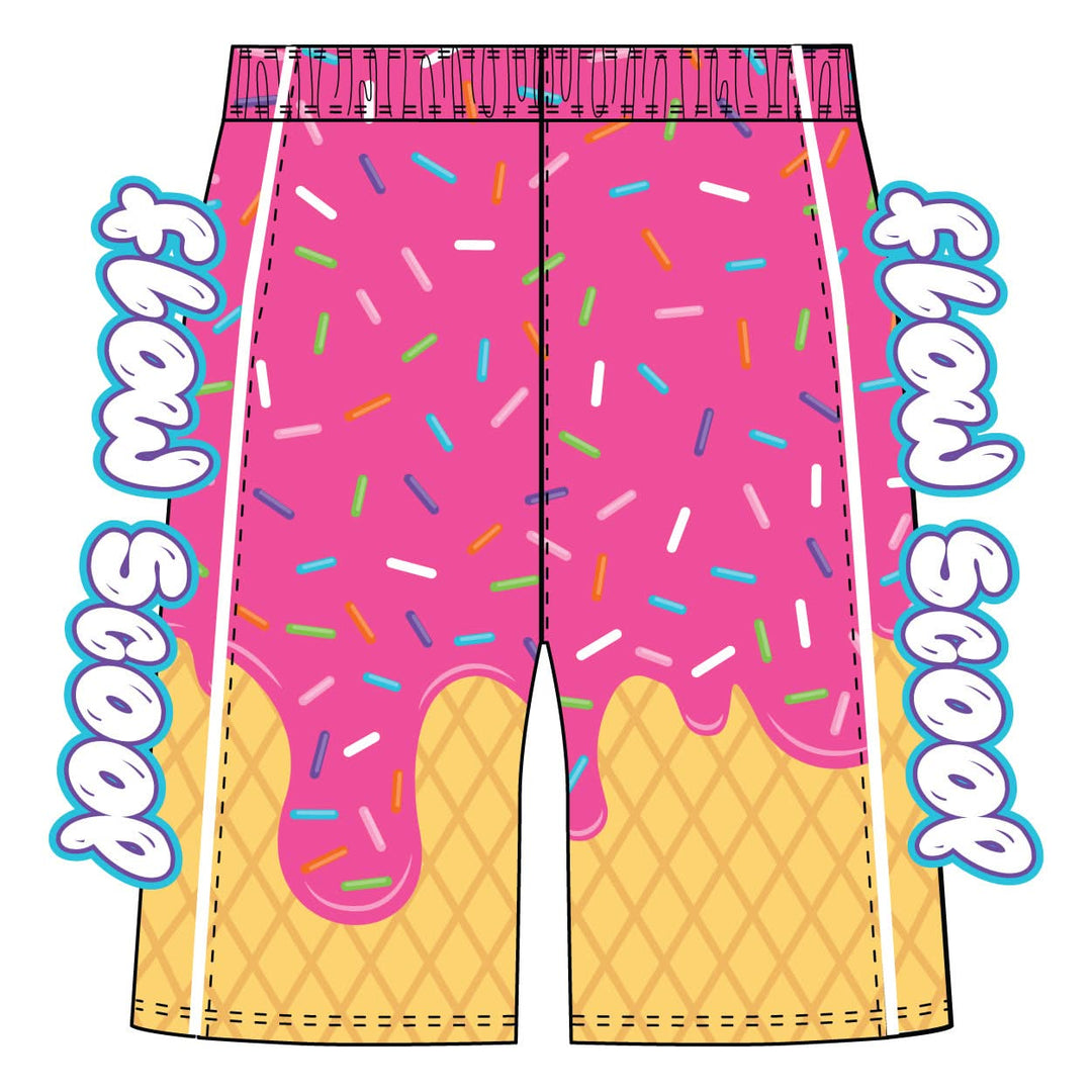 Mens Flow Scoop Pink Short