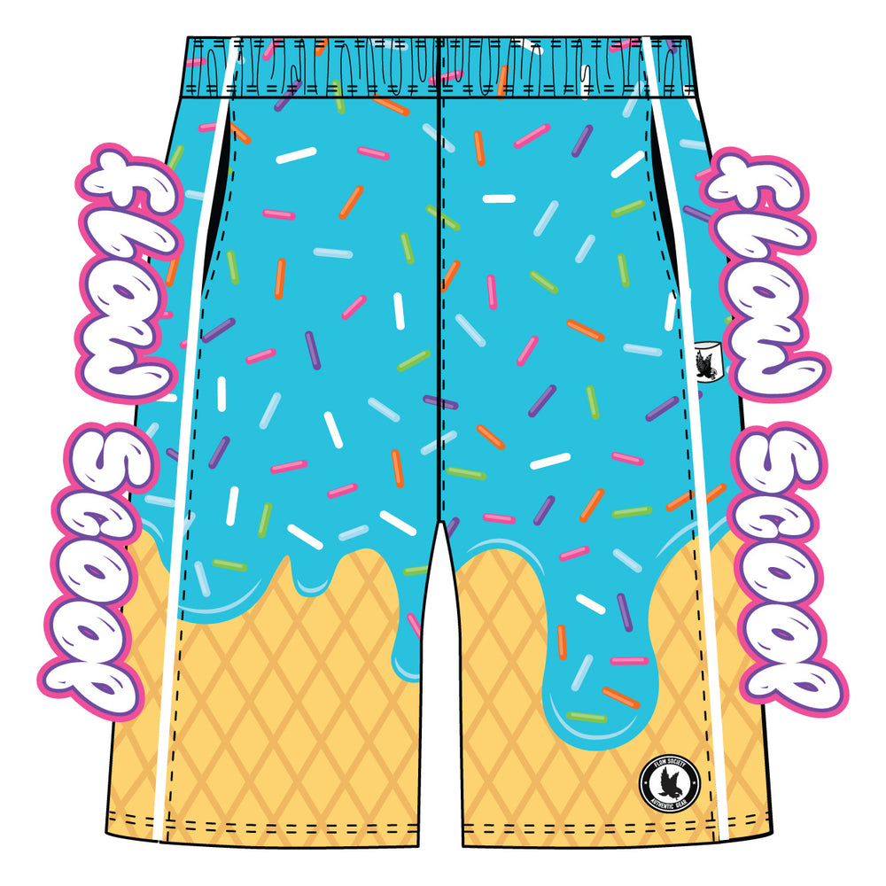 Boys Flow Scoop Short - 2 colors & lengths!