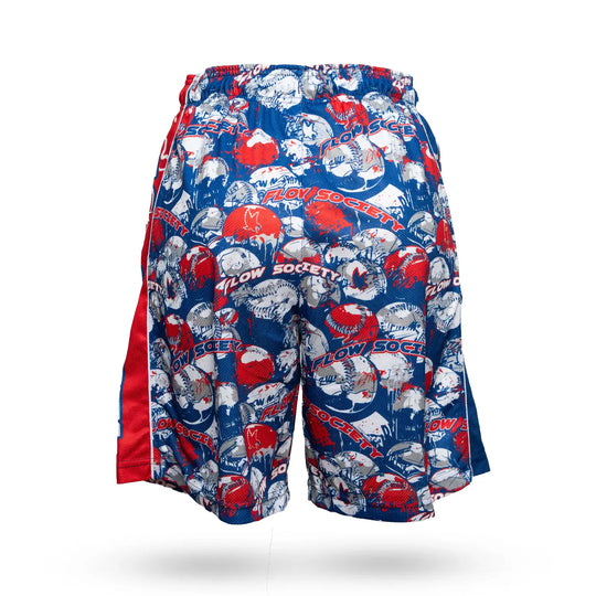 Boys Baseball Splatter Short