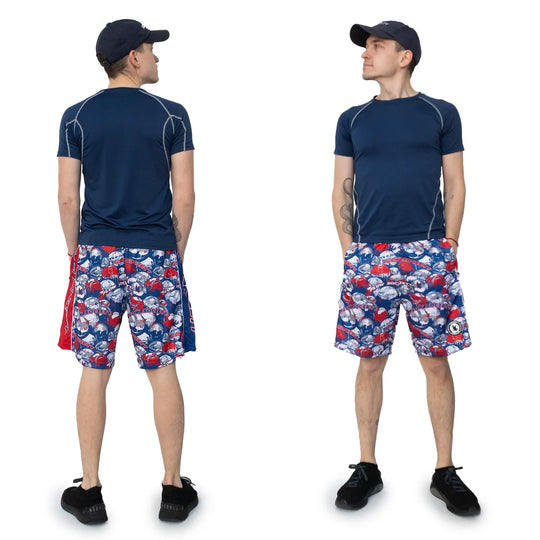 Boys Baseball Splatter Short