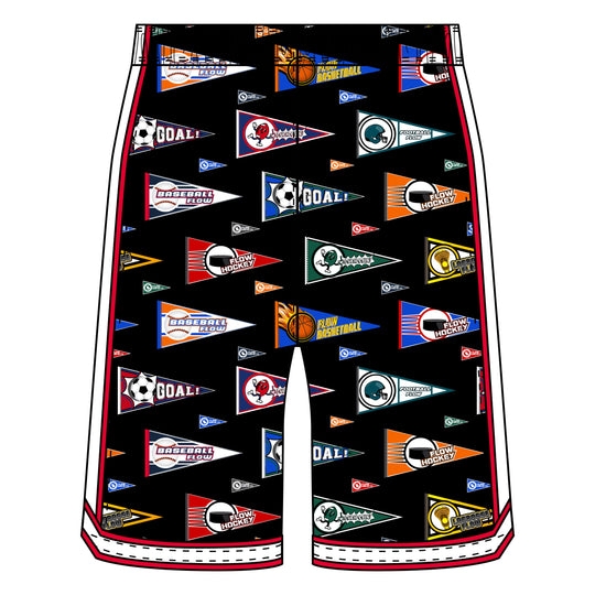 Boys Sports Flags Short