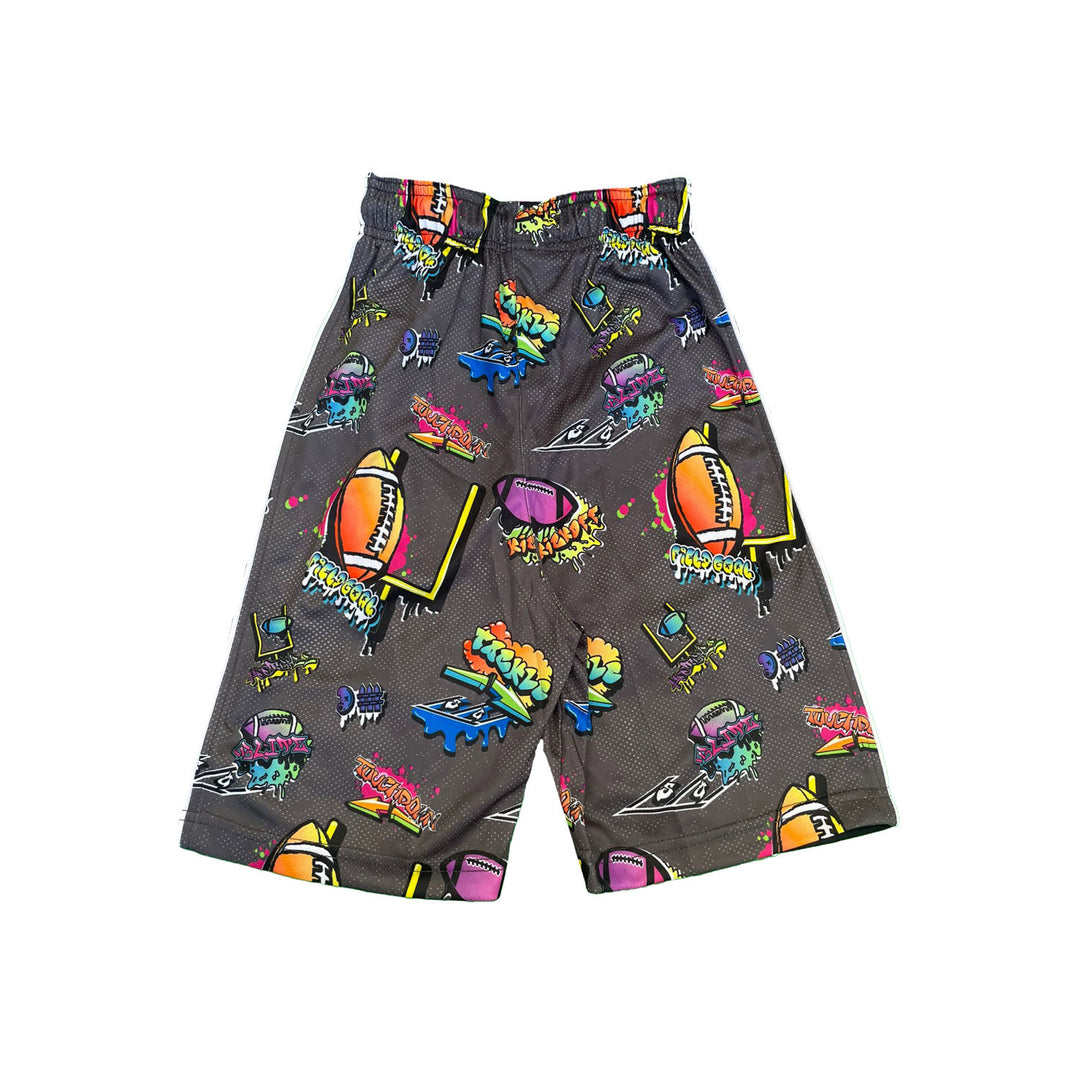 Mens Graffiti Football Short