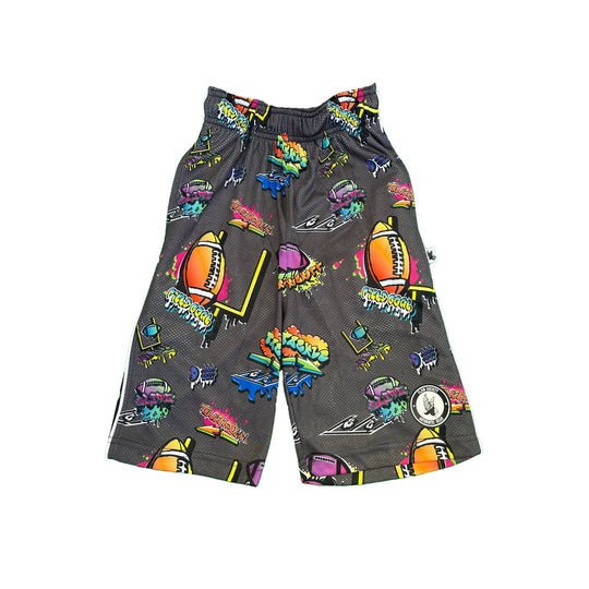 Mens Graffiti Football Short