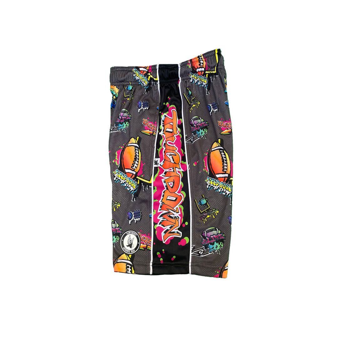 Mens Graffiti Football Short