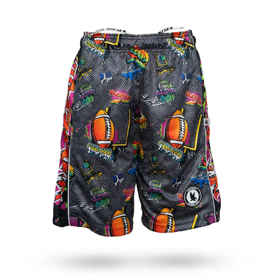 Mens Graffiti Football Short