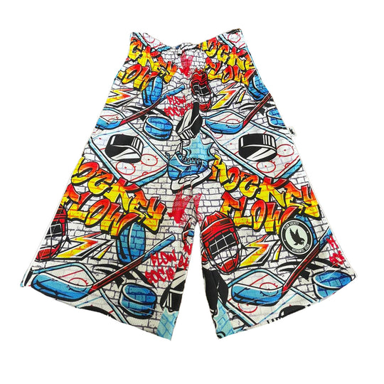 Boys Brick Graffiti Hockey Short