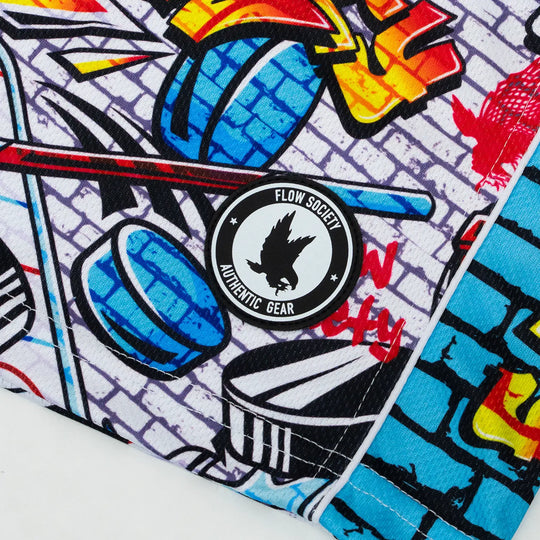 Boys Brick Graffiti Hockey Short
