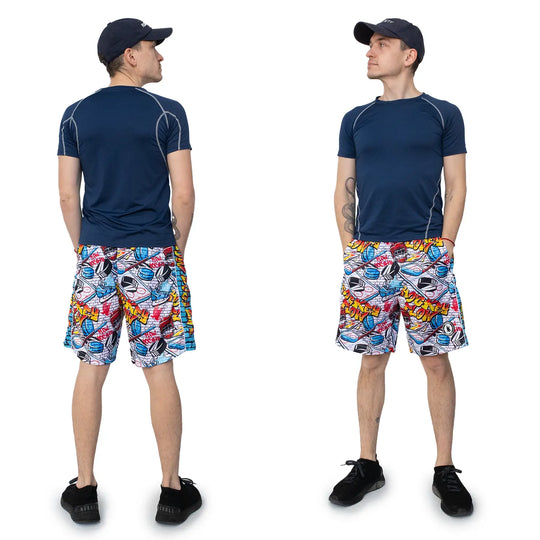 Boys Brick Graffiti Hockey Short