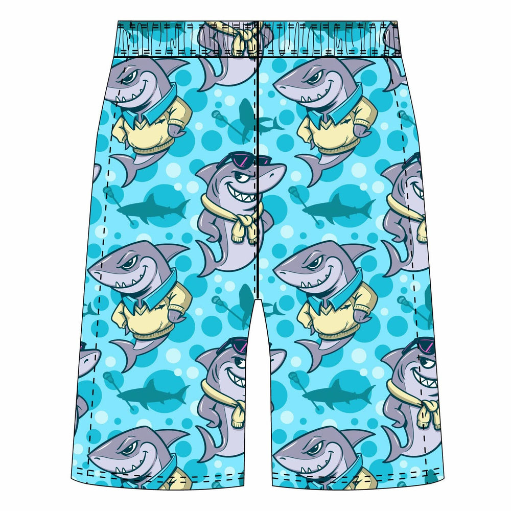 Boys Preppy Sharks Short