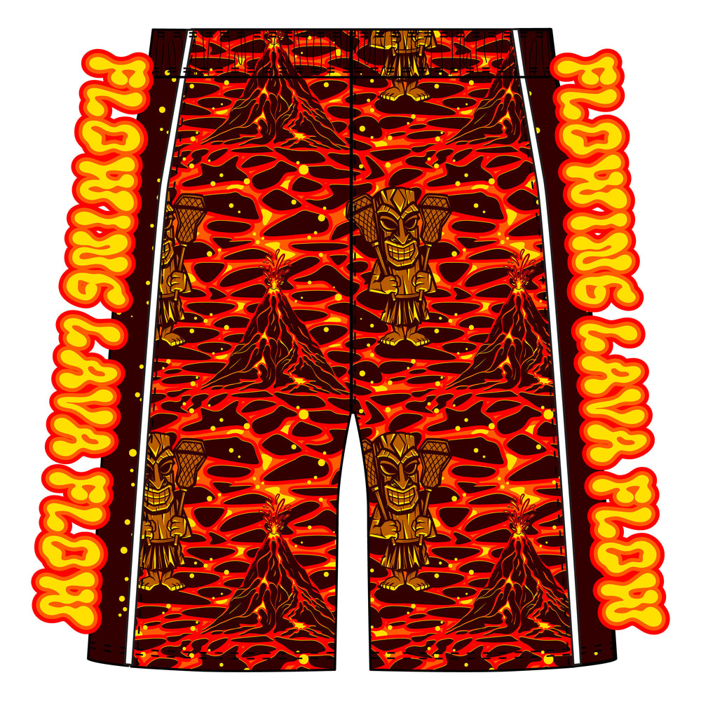 Mens Lava Volcano Lax Short