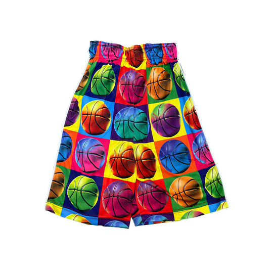 Boys Basketball Pop Art Short