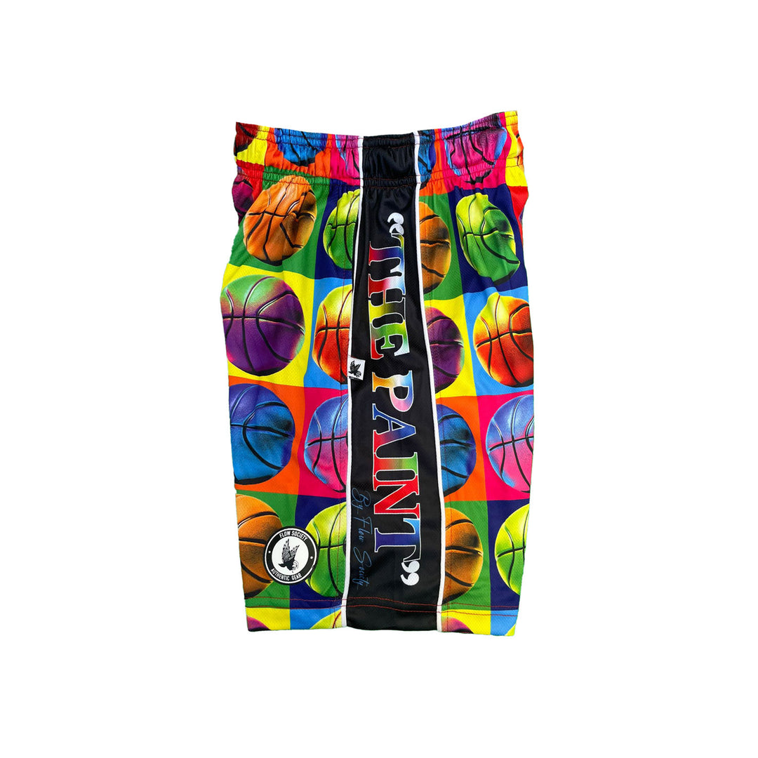 Boys Basketball Pop Art Short