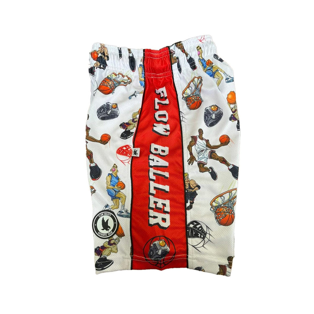Boys Baller Flying Hoops Basketball Short
