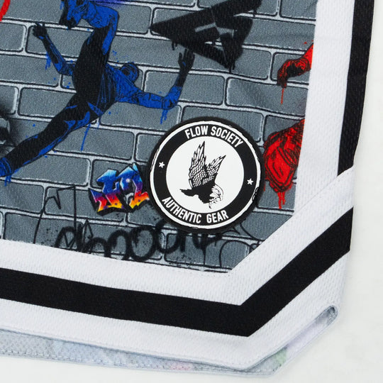 Boys Brick Graffiti Soccer Short