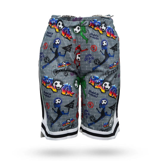 Boys Brick Graffiti Soccer Short