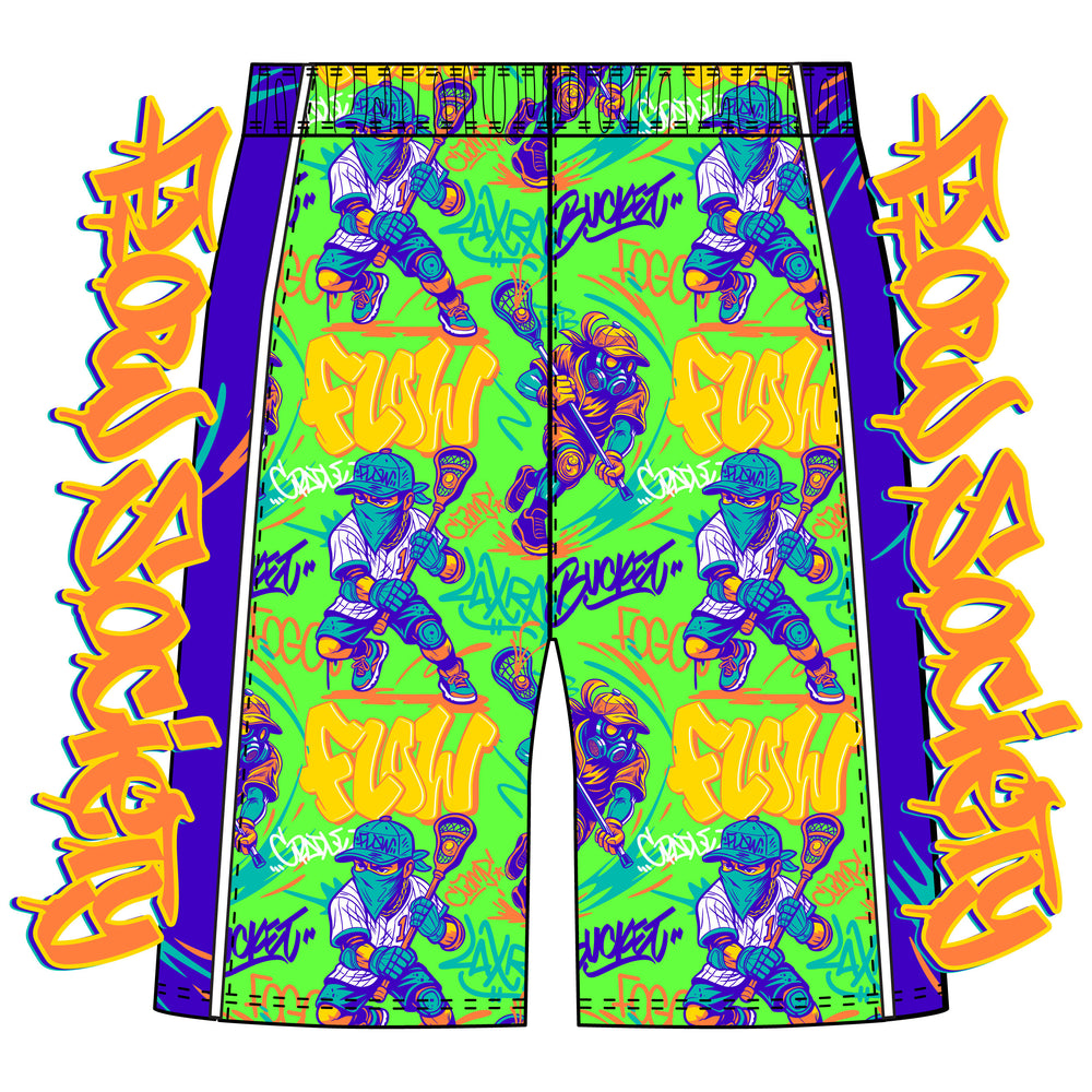 Boys Graffiti Travel Lax Short
