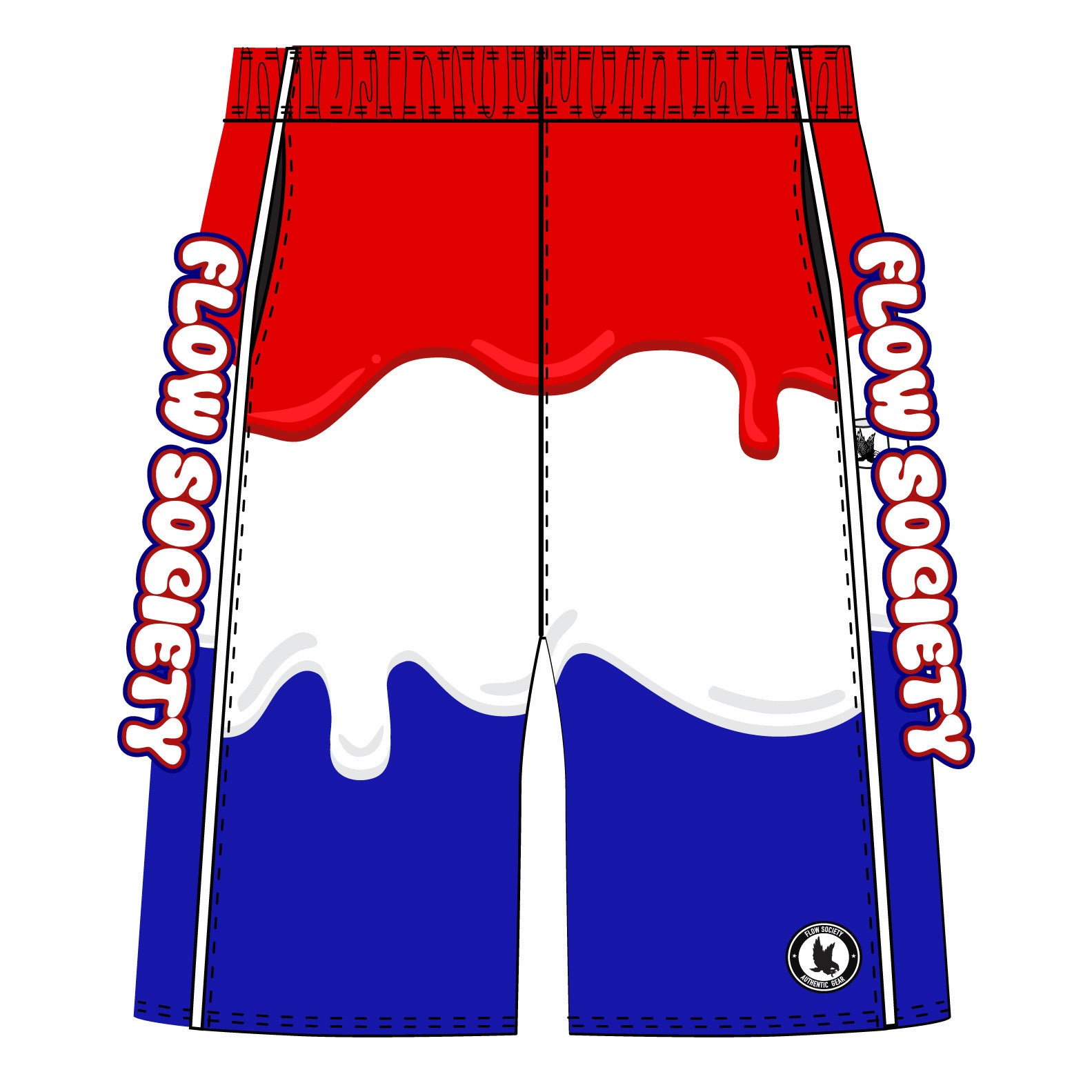 Mens Drip Popsicle Short