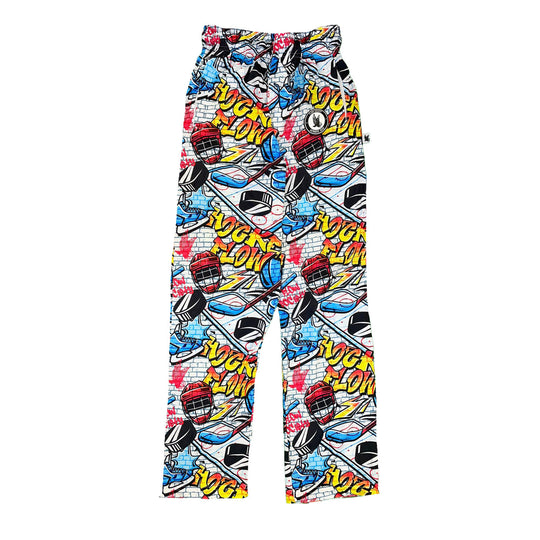 Youth & Adult Brick Graffiti Hockey Lounge Pant