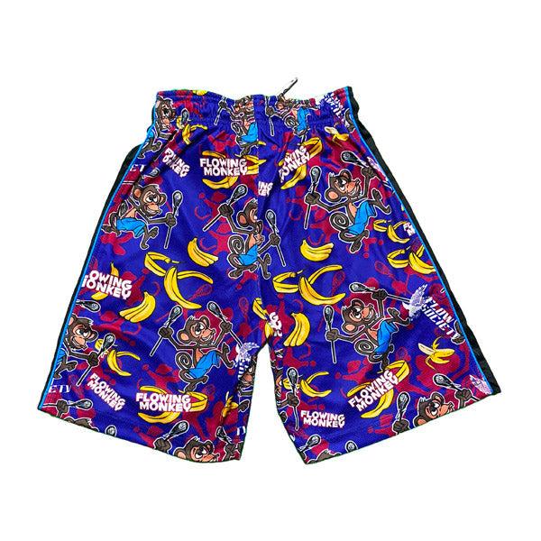 Boys Flowing Monkey Attack Shorts