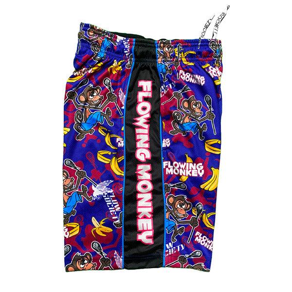 Boys Flowing Monkey Attack Shorts