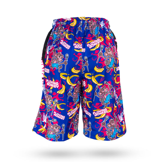 Mens Flowing Monkey Attack Shorts