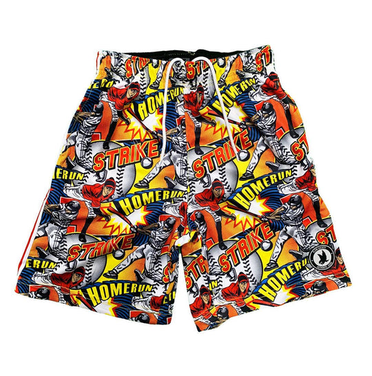 Mens Comic Baseball Attack Short