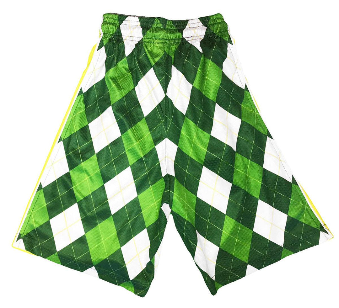 Mens New Argyle Green Attack Short