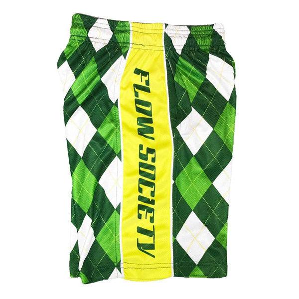 Mens New Argyle Green Attack Short